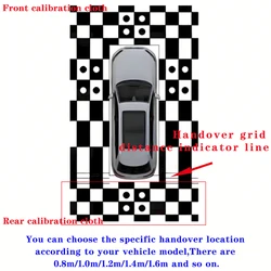 Debugging Cloth 2D 3D Car Camera Correction Calibration Cloth for 360 Surround Bird View Panoramic System