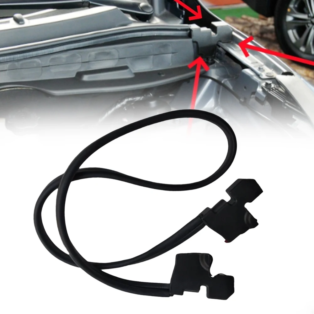 1 Set Rubber Engine Hood Sealing Strip Sponge Block Wiper For Hyundai For IX35 11- Part Number 864302S000 86430-2S000