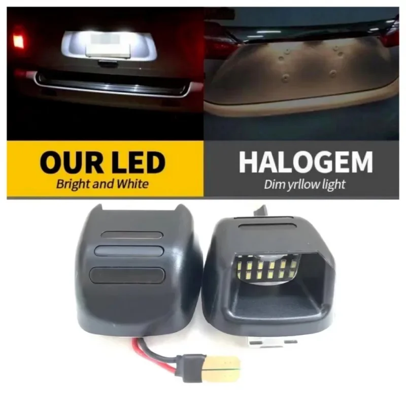 2 SZT. LED-owych lamp oświetlenia tablicy rejestracyjnej z Canbus, bez błędu, pasujące do Suzuki Equator 2009 2020 2021 2012, akcesoria samochodowe