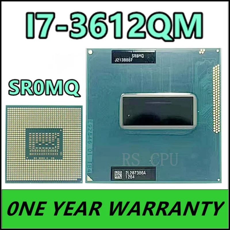 i7-3612QM i7 3612QM SR0MQ 2.1 GHz Quad-Core Eight-Thread CPU Processor 6M 35W Socket G2 / rPGA988B