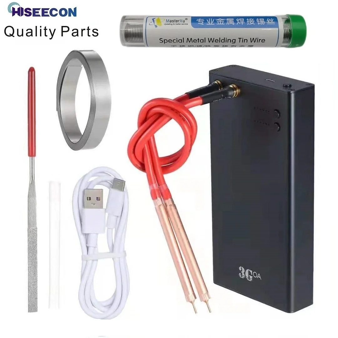 

3GOA Cell Welding Machine for 18650 DIY Mini Welder Portable Stainless Steel Batteries Cell Tools Kit Pipe Soldering Point Pen