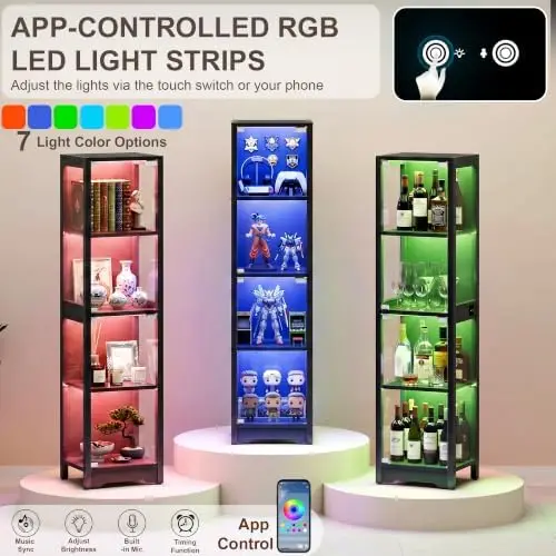 Thumbnail 3 - #7 Low Price Glass Display Cabinets Deals