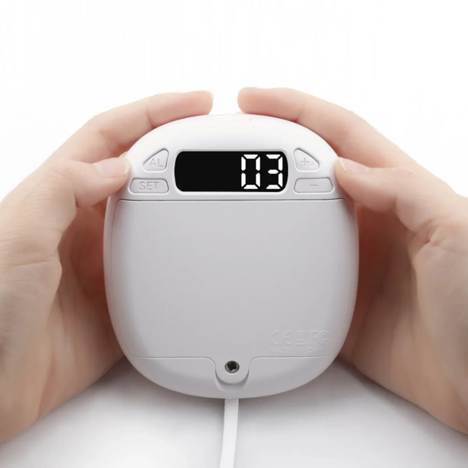 

Silent Vibrating Alarm Clock | 2 Vibrating Modes | Powerful Wake-Up | Cute Multifunctional | Hearing-impaired Deaf