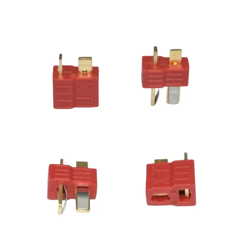 10pcs/Lot Anti-Skidding Deans Plug T Style Connector Female / Male For Rc Lipo Battery Esc Rc  Remote Control Model Aircraft