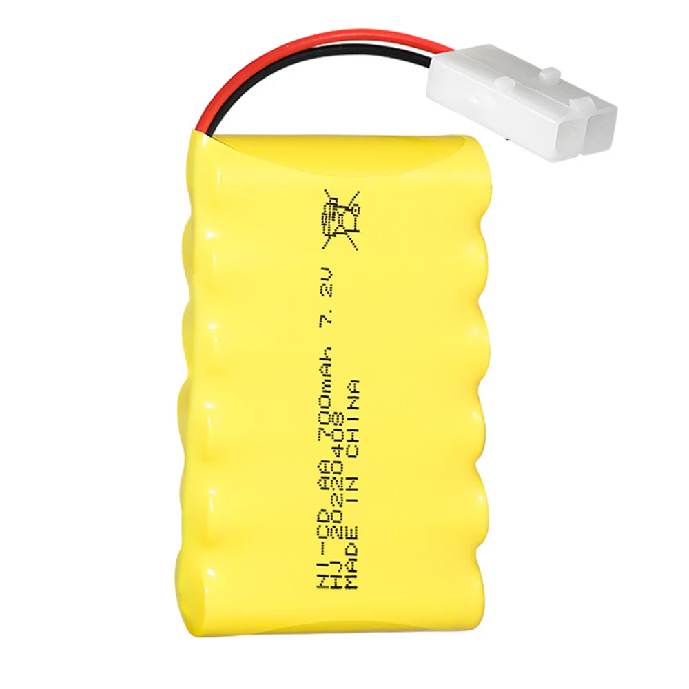 7.2v 700mah NiCD Battery Ni-CD AA 700mah 7.2v Rechargeable Battery Pack For Rc toys Car Tanks Trains Robot Boat Gun spare parts