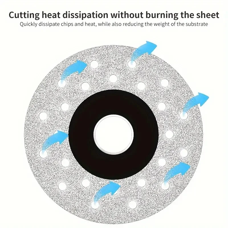 1PC 100mm Diamond Dry Cutting Disc Ultra-Thin Porcelain Rock Slab Saw Blade For Stone Glass Marble Chamfering Cutting Tools