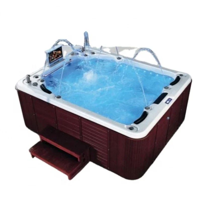 Luxury Acrylic  Whirlpool Outdoor Spa For 5-6 Person