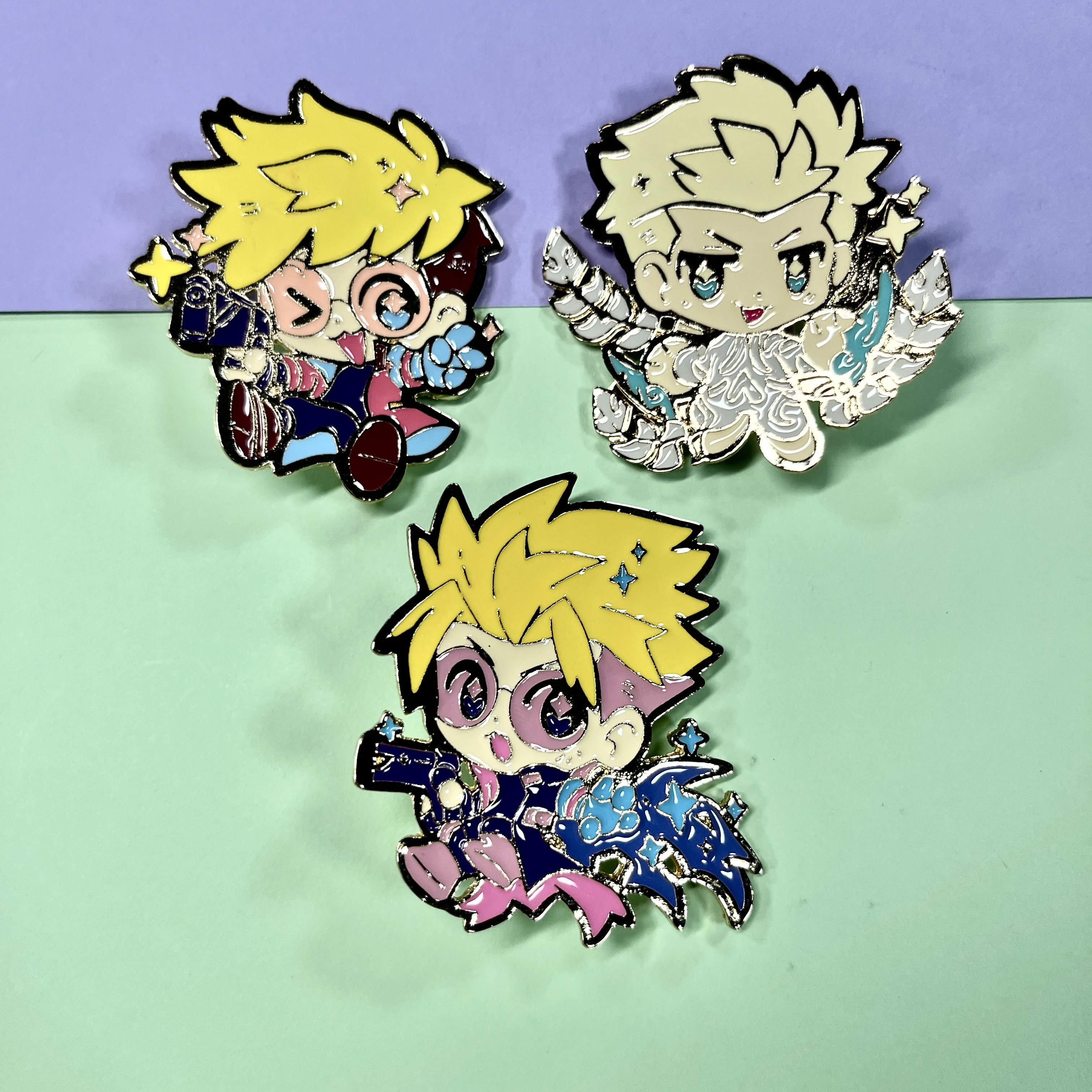 Yu Gi ¡Oh! Alfileres esmaltados de personajes de Chibi: figuras adorables de anime, artesanía de metal de alta calidad, perfectos para fanáticos para decorar bolsos/chaqueta