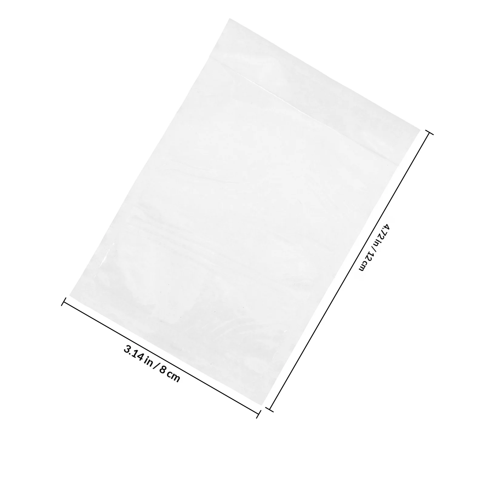 100pcs Packing List Envelopes Clear Adhesive Pockets For Shipping Labels Documents Self Seal Transparent Cpe Window