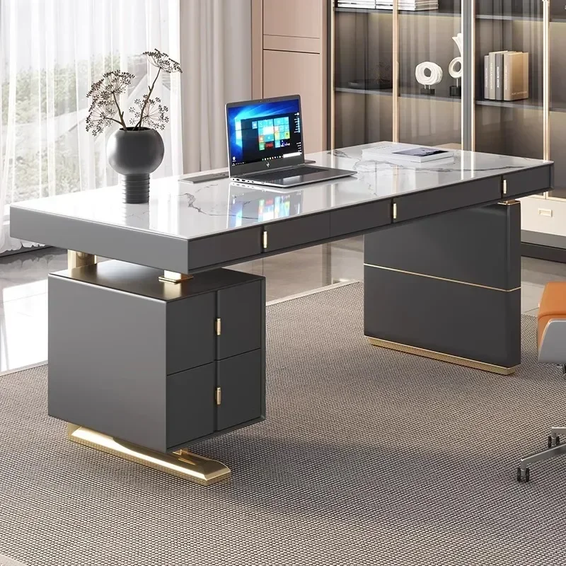 Premium Luxury Modern Organiser Computer Desk Pc Home Office Executive Art Office Desk Reading