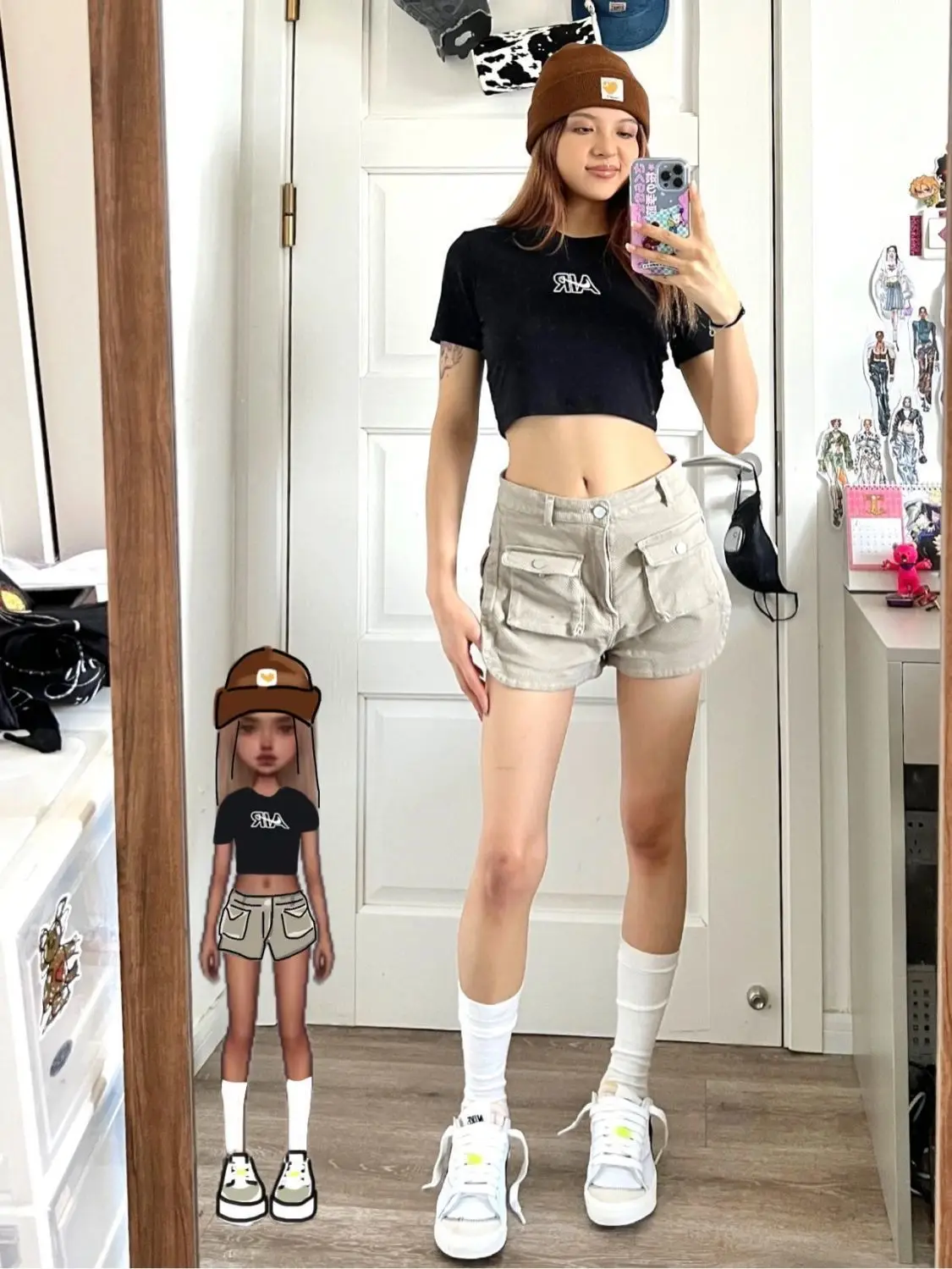 2024 A Y2K 2000s Baggy Japanese Denim Short Women's Washed Vintage Shorts Sexy High Street Retro High Waist Trashy Pockets Jeans