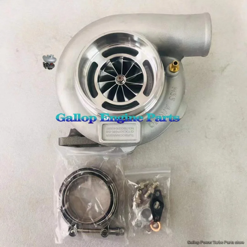 Turbo GT3076 GTX3076 Supercharger GTX3076R Turbocharger Refitting Ball Bearing Forged Impeller For 1.8-3.0L Engine HP：400-750