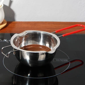 Peynir kabı-304 paslanmaz çelik, ev yemekleri için çikolata, tereyağı, şeker ve eritilecek bir kap, küçük bir kavanozu ısıtmak için süt, mutfak, su geçirmez 8 en çok satılan, meyan kökü, tatlı-no. 4