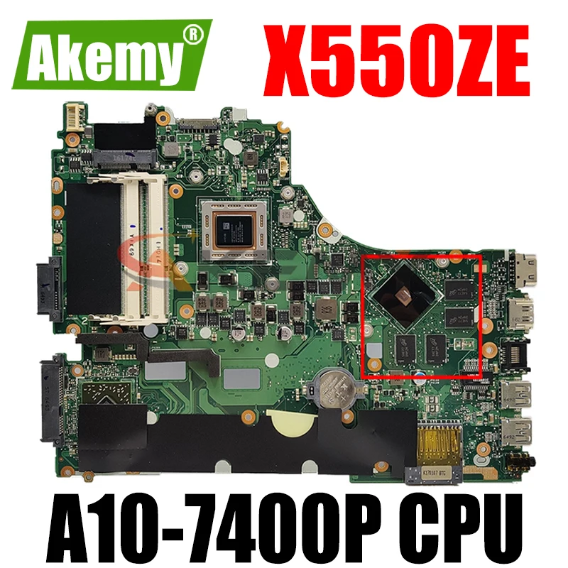 

Материнская плата для ASUS X550ZE VM590Z A550Z K550Z F550L X550ZA X550ZB X550ZD ​ Материнская плата X550ZER X551ZE X540ZE X550ZF X550ZEQ