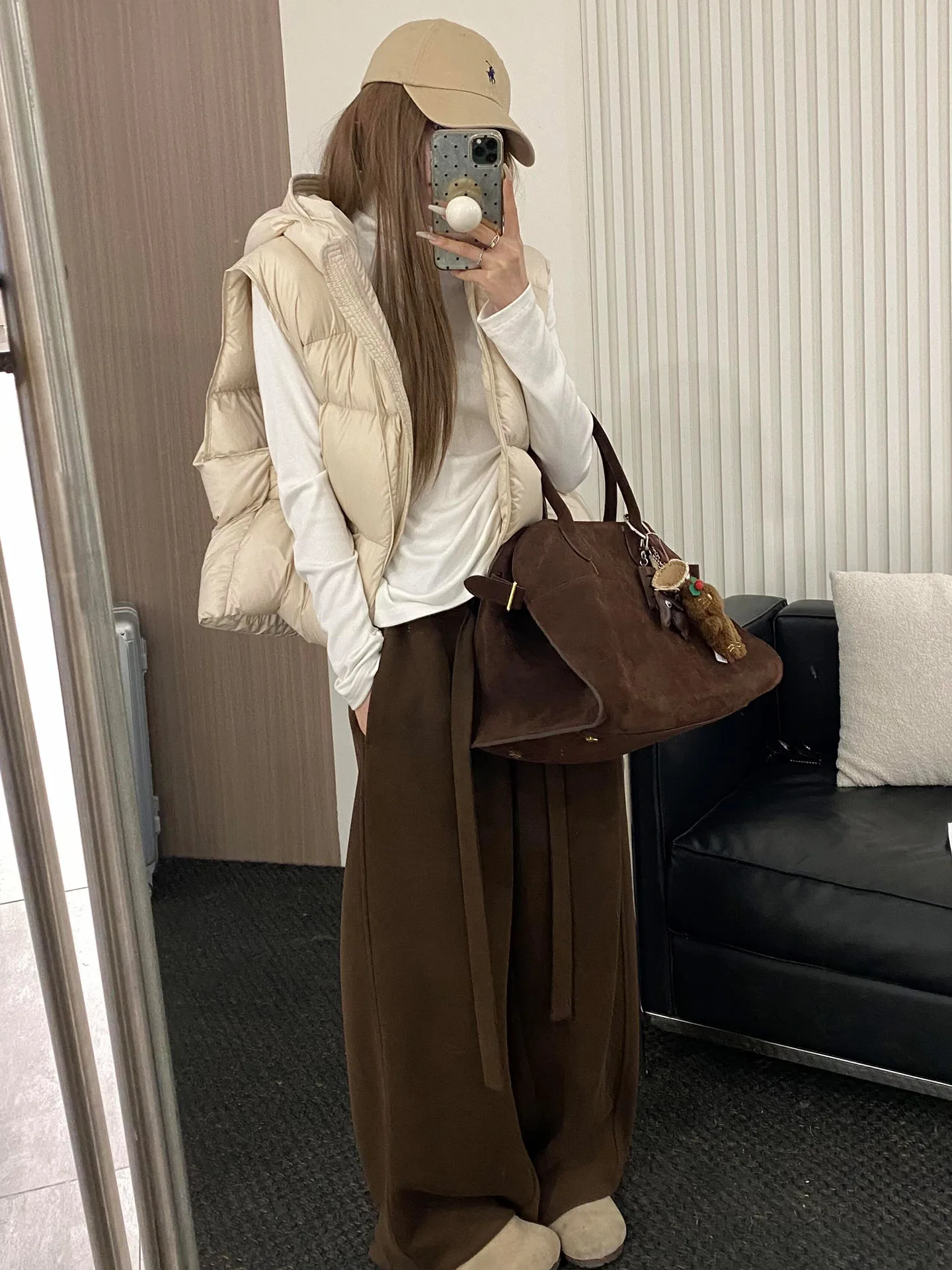 Women's ort Hooded down Vest Lightweight Faionable Trendy oulder Pad Jaet Outerwear Poem Red Sle Versatile Zipper C...