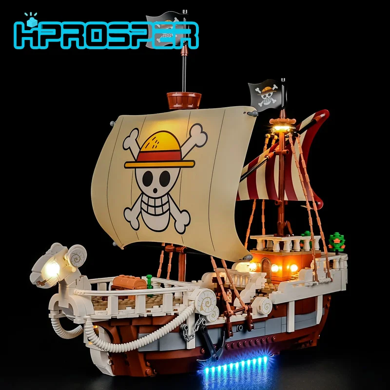 

Светодиодный светильник HPROSPER 5 В (без модели) для Lego 75639 Декоративная лампа Going Merry Pirate Ship с батарейным блоком