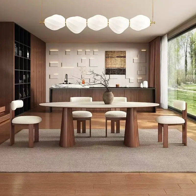 Mobile High Dining Table Designer Luxury Gaming Writing Modern Living Room Dining Table Study Mesas De Jantar Kitchen Furniture