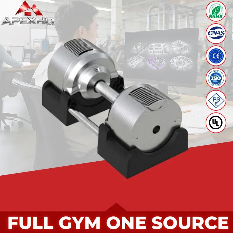 Adjustable Dumbbell Pair 40Kg - دمبل قابل للتعديل من APEXHQ بوزن