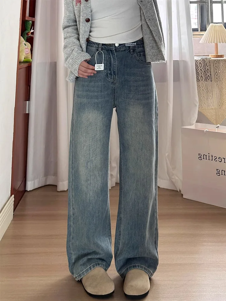 بنطال ذو قصة أرجل واسعة خمر المرأة الخريف الساتان متوهج الزنانير نادي أنيق على شكل ديكور مصممة مساء ملابس الحفلات بنطلون بسيط #3