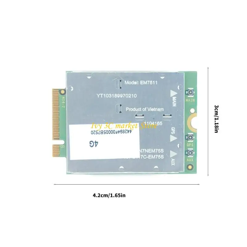 D7YC EM7511 FDD LTE TDD LTE 4G Module Secure Boot and Precisions GNSS Localization