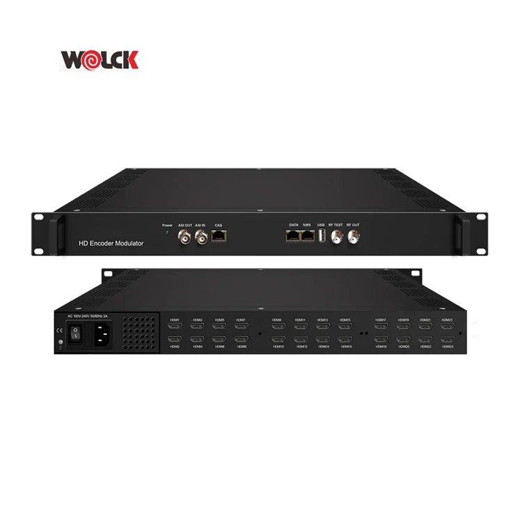 

Wolck HD H264 Tuner Digital IP Video Encoder DVB-S2 ISDB-T DVB-T ATSC DVB-C Encoder Modulator