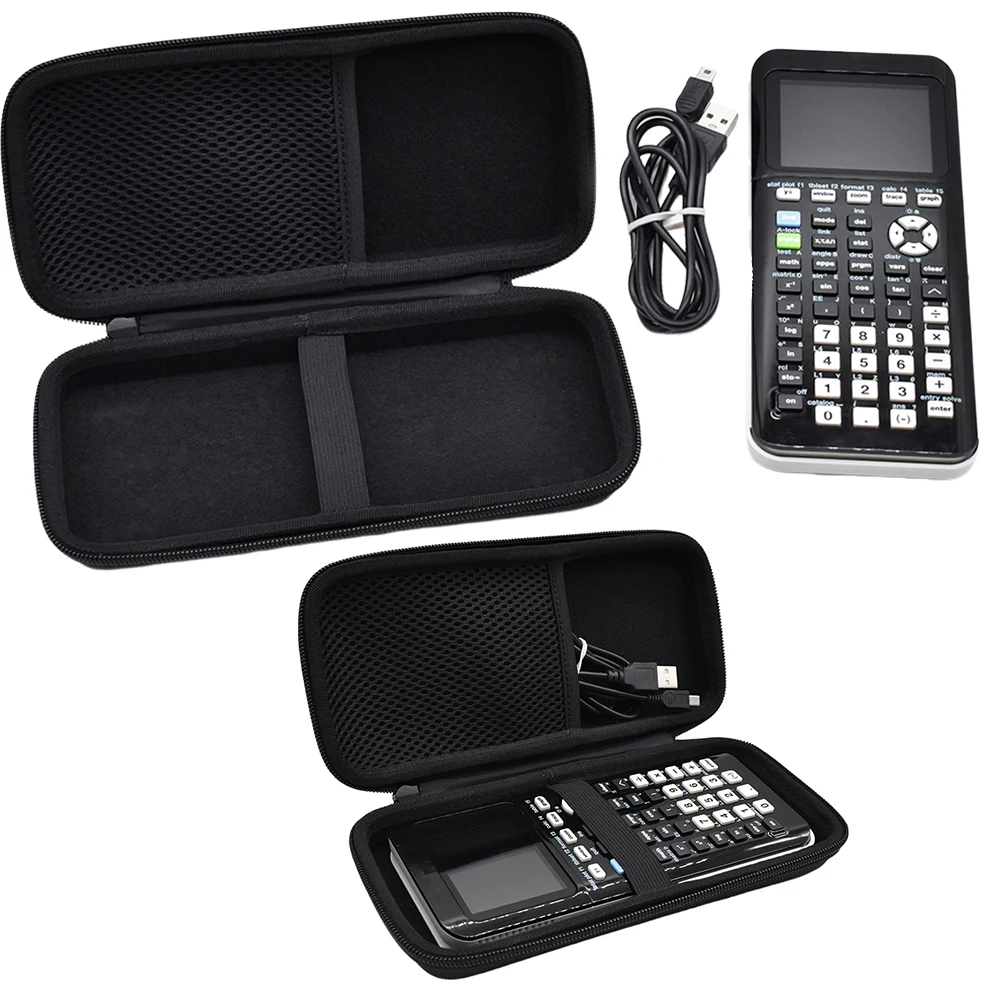 Hard Calculator Case Storage Bag Carrying Case for Texas Instruments TI-84 Plus CE