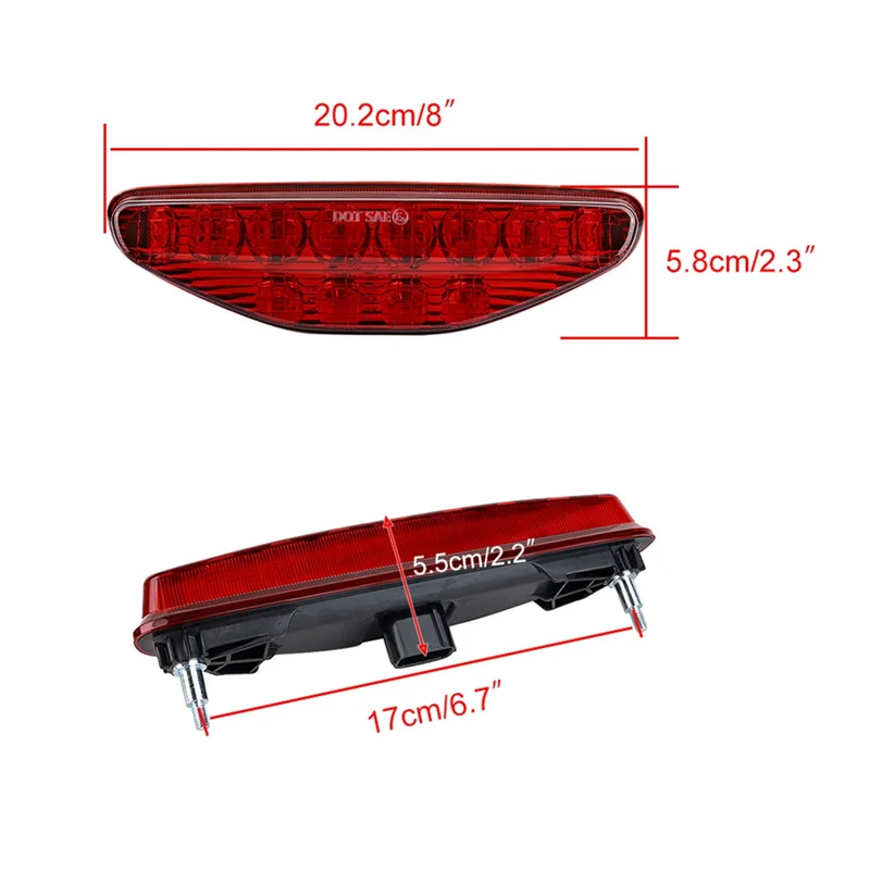 ATV Tail Light Taillight for Honda TRX450R TRX450ER TRX400EX 2007-2015 TRX- 250 300 400 500 Red Rear Lamp 33700-HP1-601