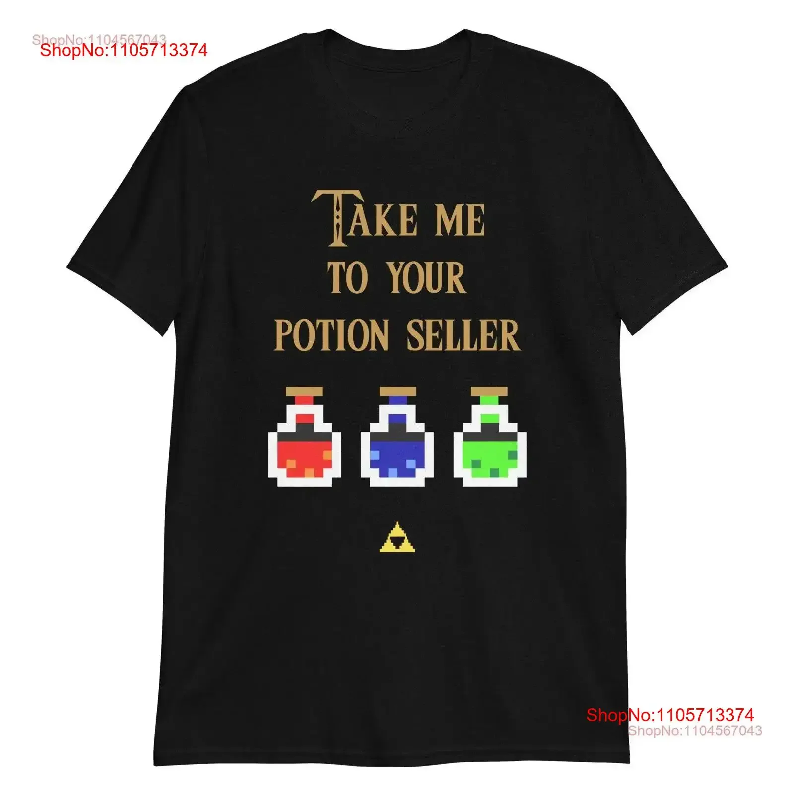 Gamer Potion Seller T Shirt Retro Funny Video Game Apparel Take Me To Your vintage Washed homme Slightly Stylish Unisex Soft