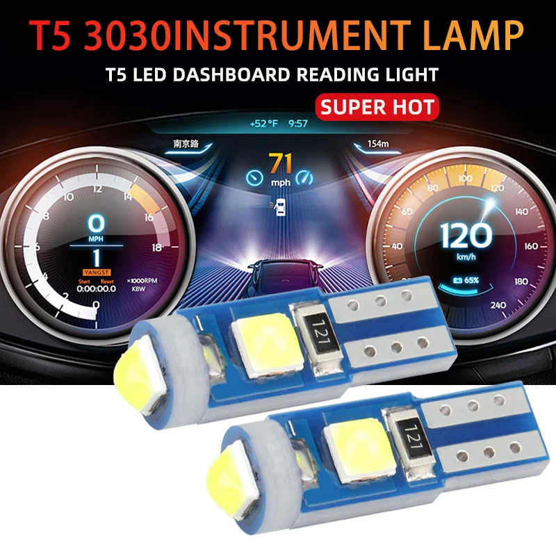 10Pcs T5 Led Bulb W…