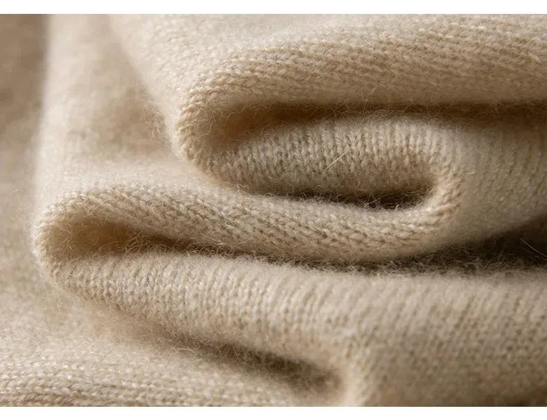 AOSSVIAO 2026 Neue Herbst-Winter-Kollektion Damen Reiner Kaschmir-Schal Einfarbig Warme Strick-Cape-Poncho mit Seitenknöpfen Oberbekleidung – Detail 7