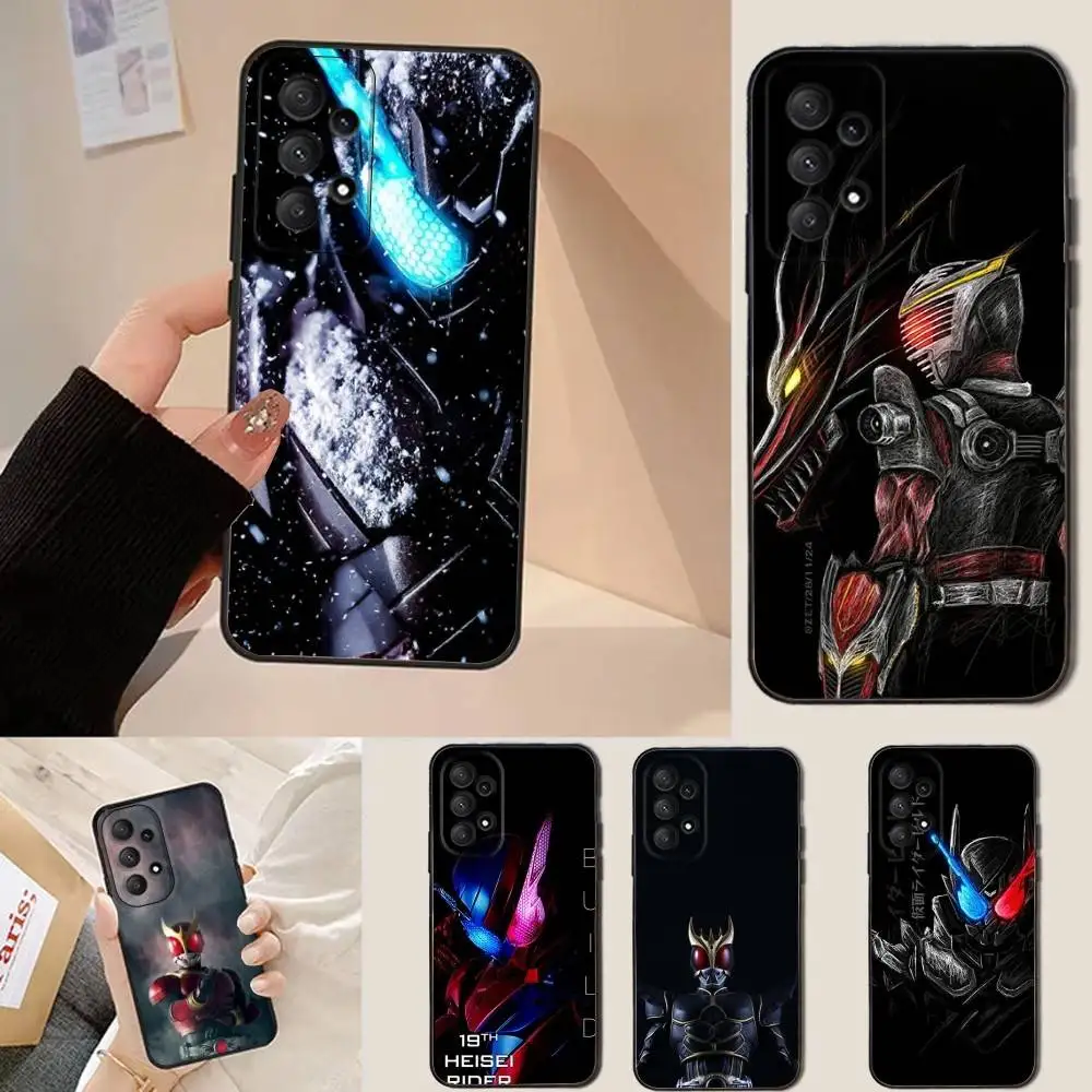 

K-kamen R-rider series artS Phone Case For Samsung Galaxy A73,31,32,72,22,53,52,71,41,5G,Note,J7,8,9 Soft Black Cover