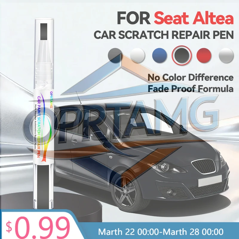 

2026 Hot Car Sticker Car Paint Repair Pen For 2004-2015 SEAT Altea Paint Scratch Repair Accessories Blue Red Silver White