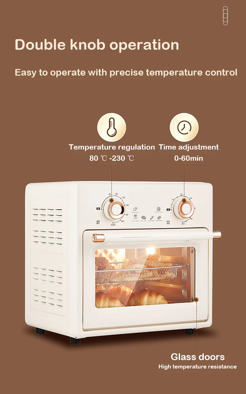 DMWD 1200W Electric Oven Integrated Steam Baking Frying 18L Bread Maker Cake Pizza Breakfast Baking Machine Timer Roaster Grill