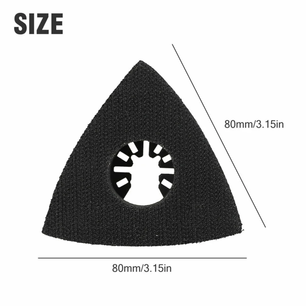 Novo 3 pçs ferramenta de oscilação triangular almofada de lixar liberação rápida ferramenta oscilante para bosch craftsman multi ferramenta eficiente