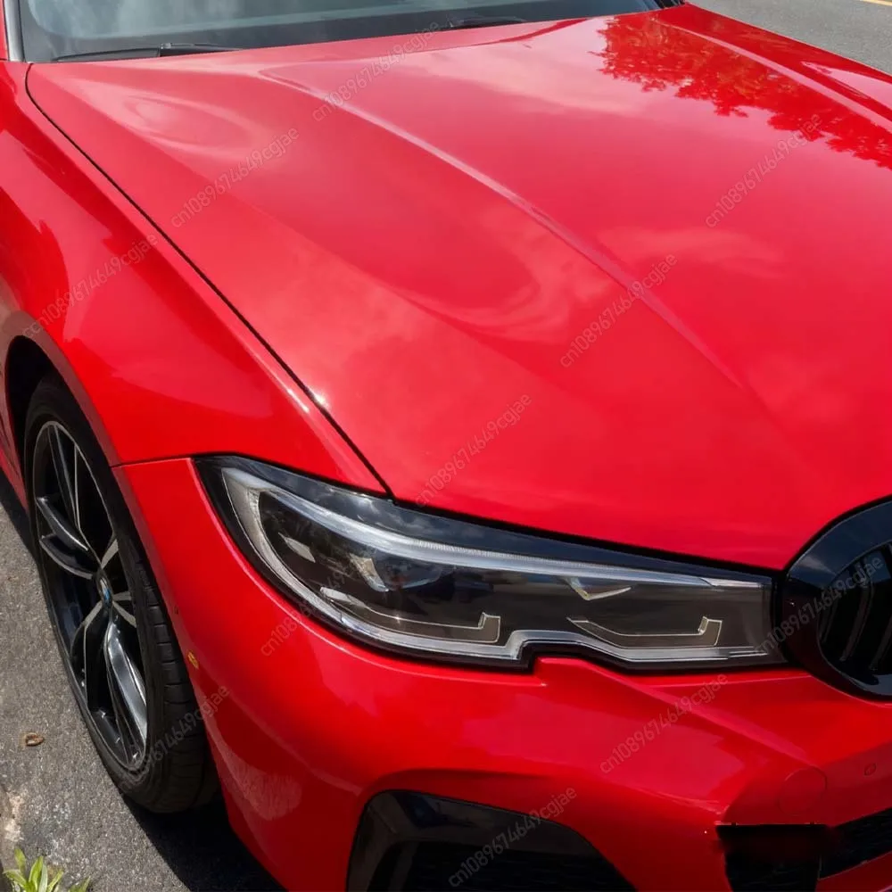 

For BMW 3 Series G20 G21 320i 325i 330i 2019-2022 Sedan/ Touring Car Front Headlights Eyebrow Eyelids ABS Sticker Kit Decorative