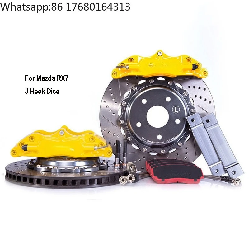 For KLAKLE Car Racing Complete Kit 362*28MM Disc 5200 Red Brake Caliper for Mazda RX7 Big Brake Caliper Kit