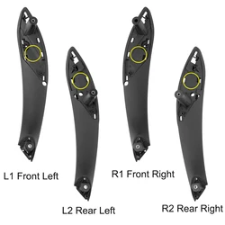 Black Front Rear Left/Right For BMW F30 F80 F31 F32 F34 F35 Car Inner Handle Door Panel Pull Trim Cover Interior Door Handles