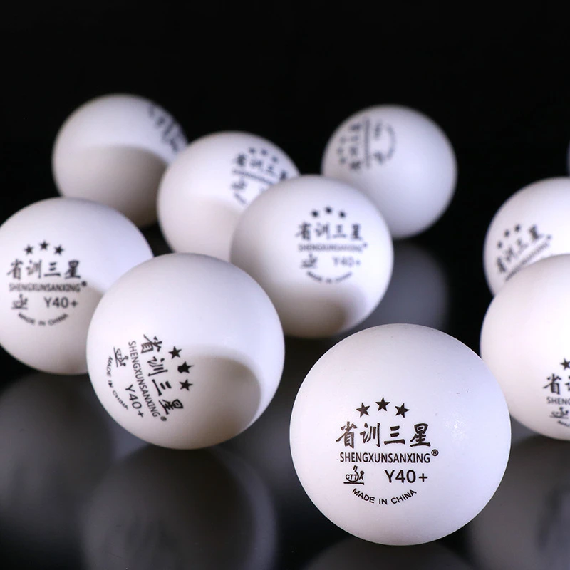 New 3 Star ABS Table Tennis Balls 40+mm 2.8g Ping Pong Balls Y40+ CTTA Approved for China Provincial Team Training