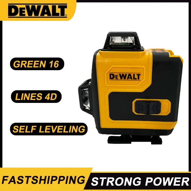 

Лазерный уровень Dewalt 360, зеленый, 16 линий, 4D, самовыравнивающийся, 360 градусов, горизонтальный, вертикальный, сверхмощный, строительные инструменты, оригинал