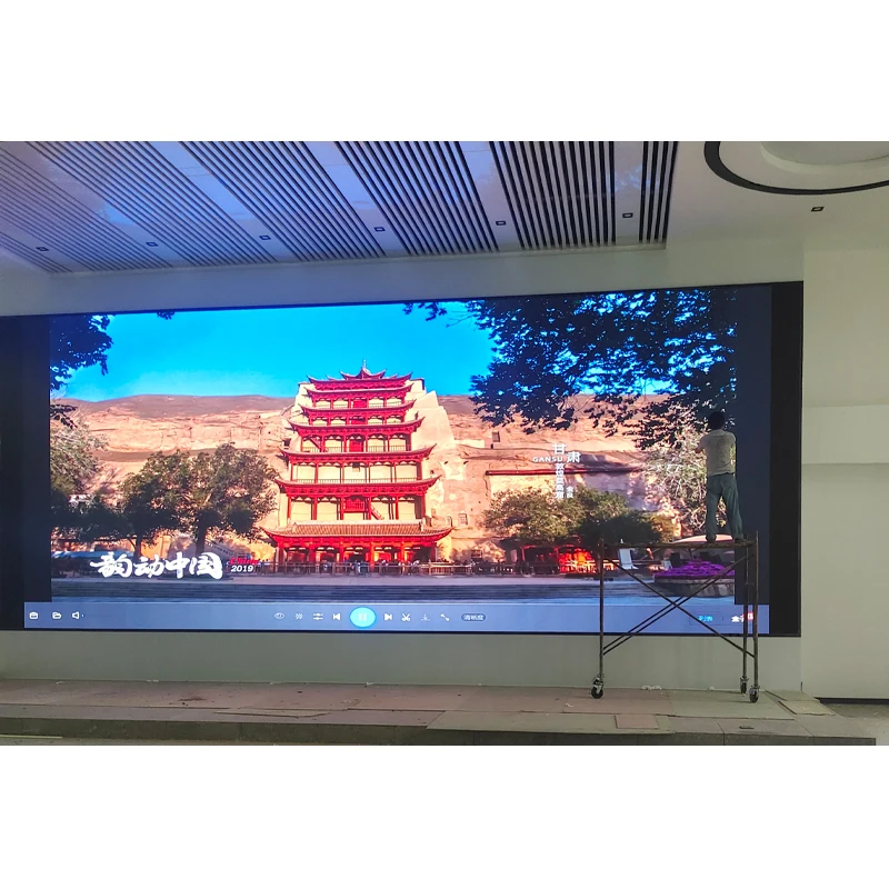 Pantalla Transparente Integrada en Placa, Personalizada Profesionalmente, P1.8 de Paso Pequeño, Pantalla Fija HD a Todo Color para Interiores