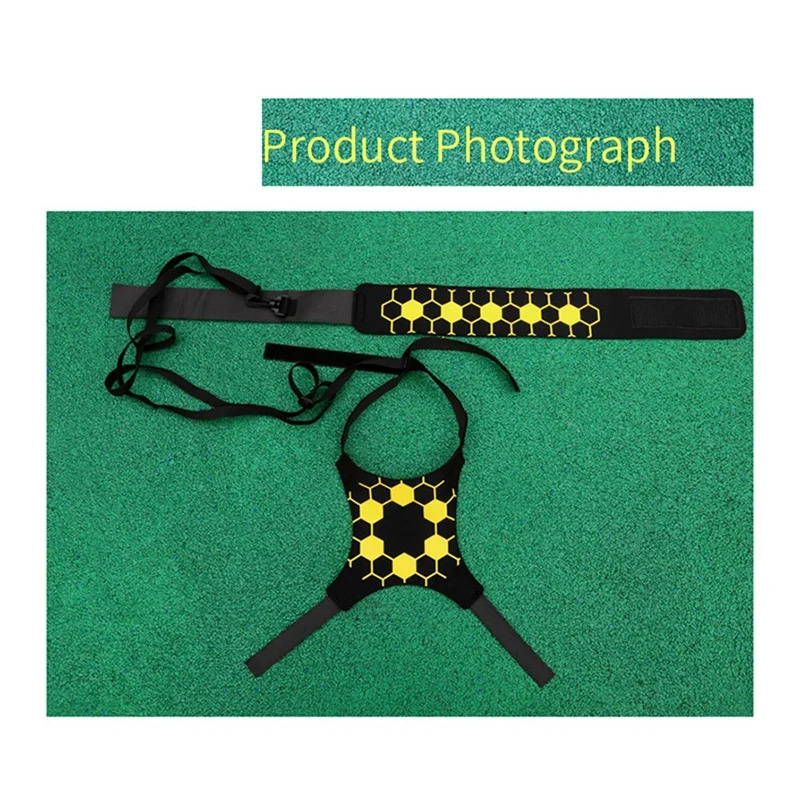 Football Training Belt Children's Football Trainer Controller Elastic Bouncing Bag Auxiliary Sports Equipment