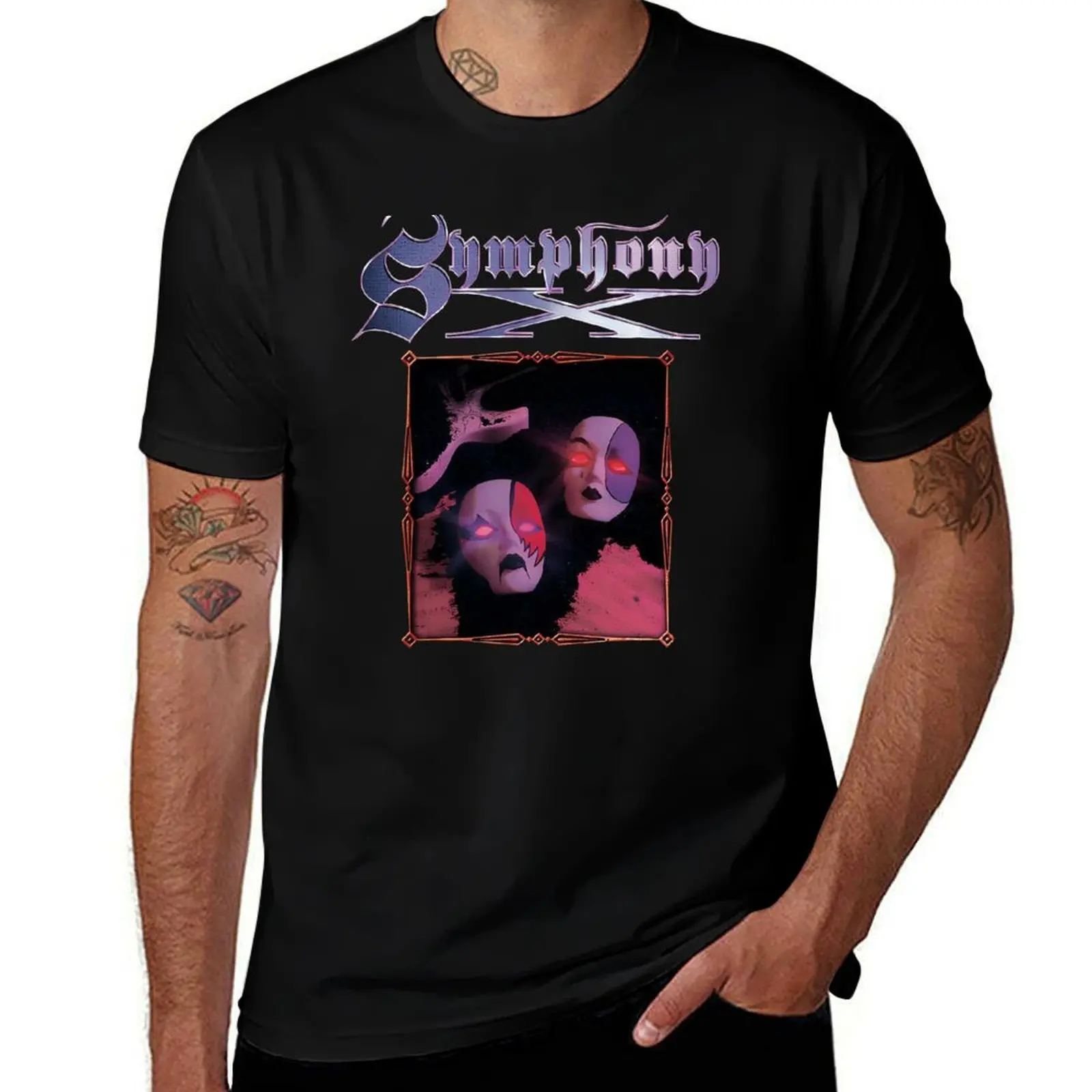

Symphony X T-Shirt Aesthetic clothing funny gifts affliction shirts shirts graphic tees mens t shirts top quality
