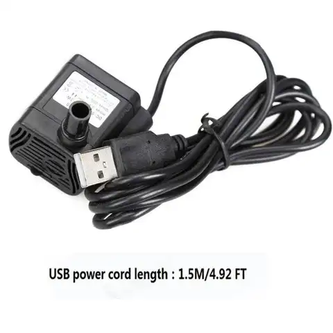 USB 워터 펌프 탱크 물 분수 모터 액세서리 교체, 고양이 개 마시는 그릇 물 디펜서, 애완 동물 제품, DC12V 5V