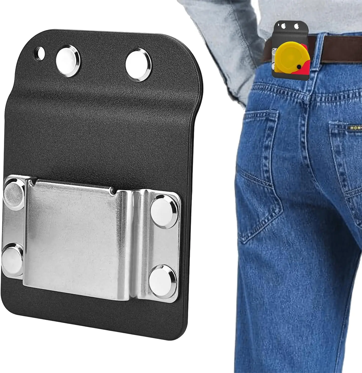 

Clip On Tool Belt Drill Holder Holster Portable Hook for Carrying Cordless Drill Impact Nailer Tape Measure Hammer Hand Tools