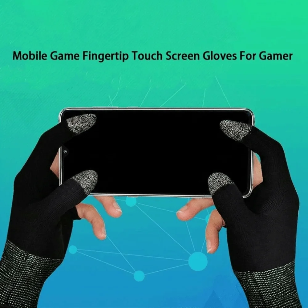 Hand Cover Gaming Finger Cover Sweatproof Solid Color Gamer Fingertips Sleeve Breathable Touch Screen Finger Cots Cover