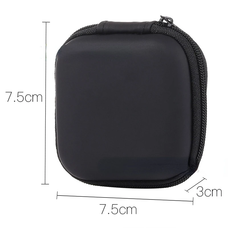 Earphone Case Coin Cable Earphone Storage Box Bag EVA Container Earbuds Storage Box Coin Organizer Portable