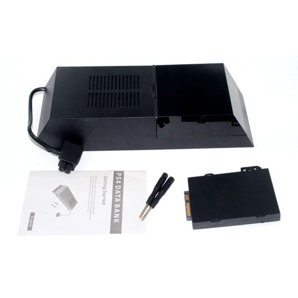 

3.5" Hard Drive Enclosure For Upgrade Dock Black Data Bank Storage Flip Open Cover Cooling Function High