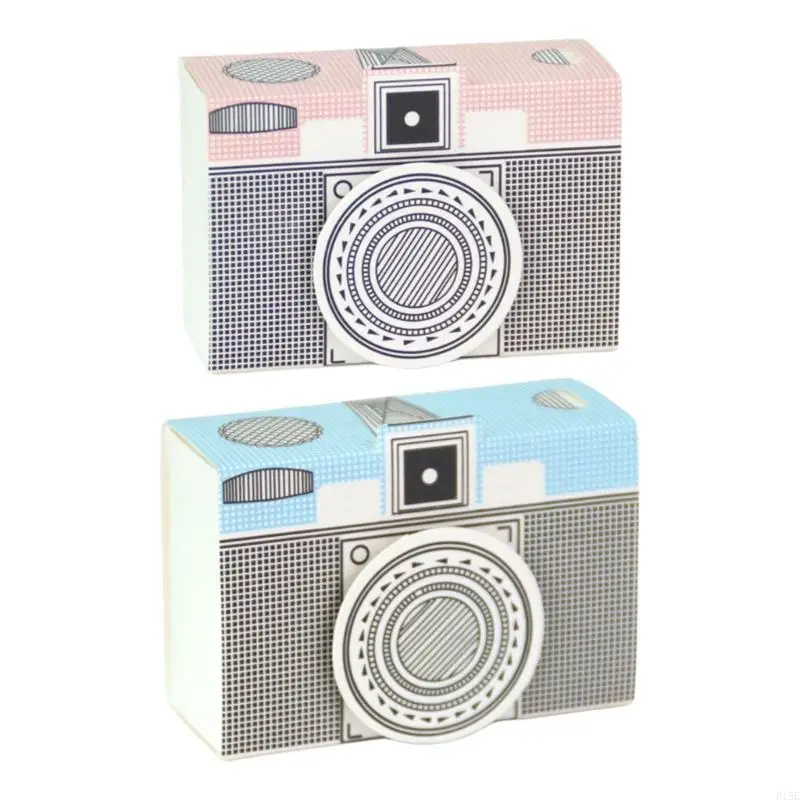 E15E 10pcs Colorful Camera Candies Box Paper Bocking Boxaging Boxes
