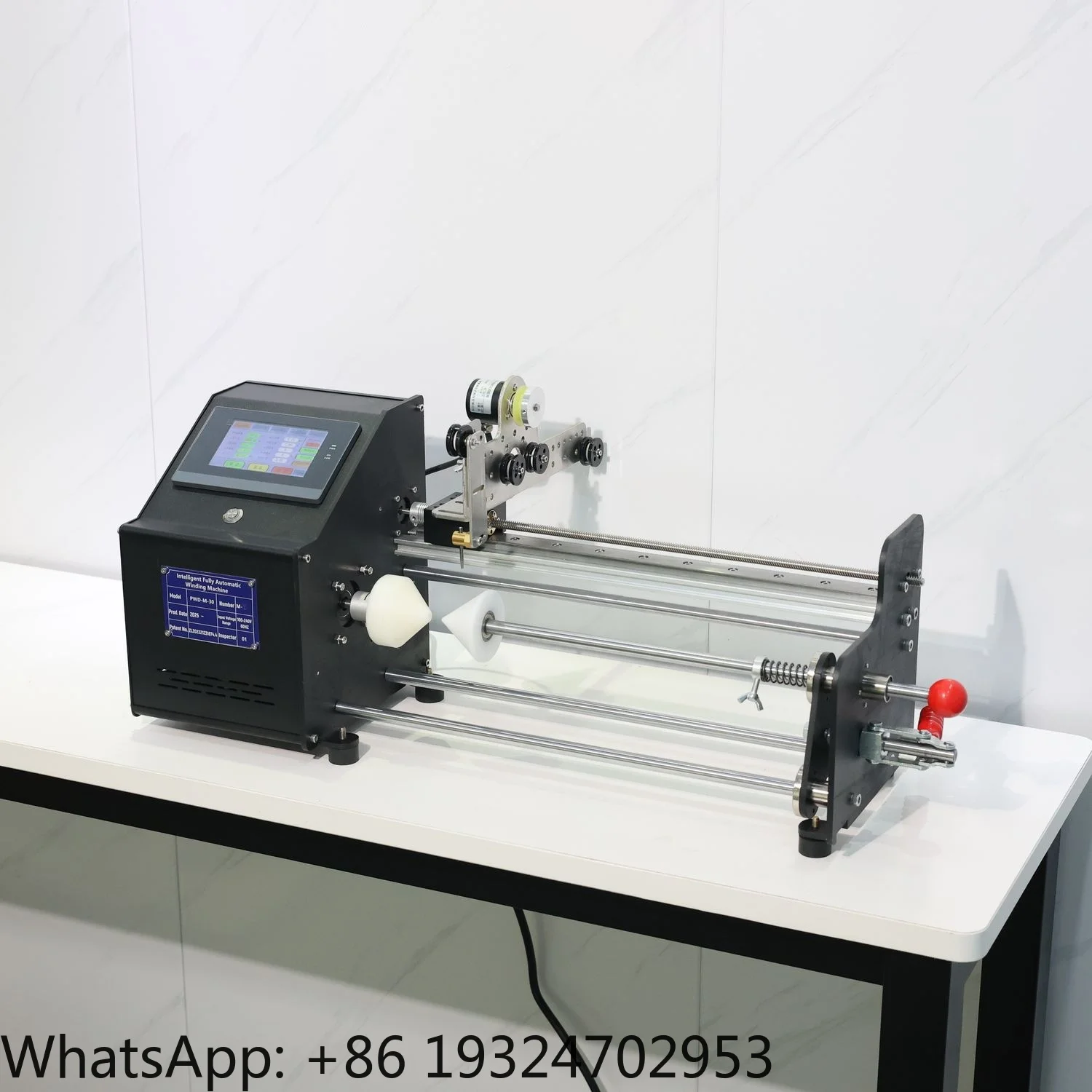 PWD-M-30 D ro ne Fiber Optic Winding Machine with Touchscreen Control and Multi-Language Interface