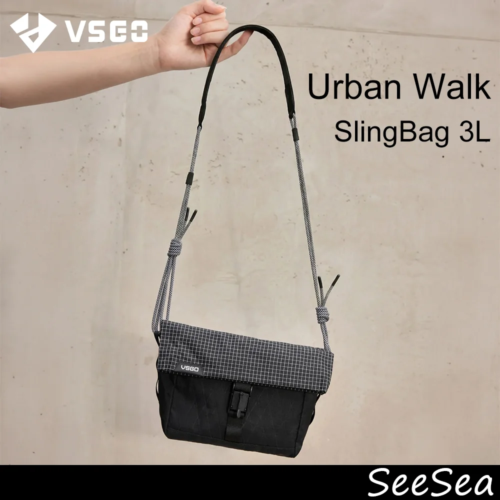 Mochila Bandolera para Cámara VSGO Urban Black Snipe Serie CASUAL 3L